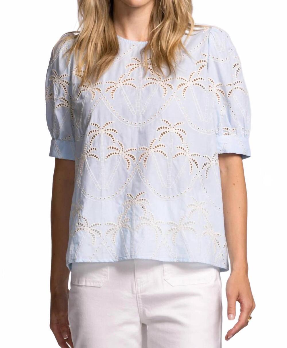 NEW PINK MARTINI jada top in blue